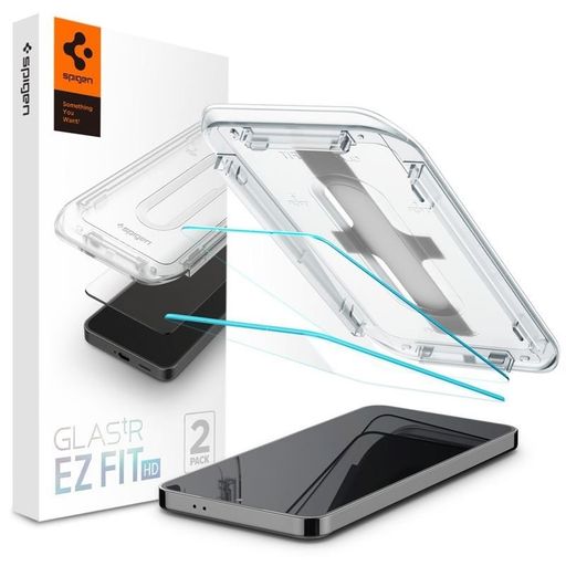 Защитное стекло Spigen для Samsung Galaxy S24 Plus / S25 Plus - EZ Fit GLAS.tR (2 шт), Clear (AGL07432)
