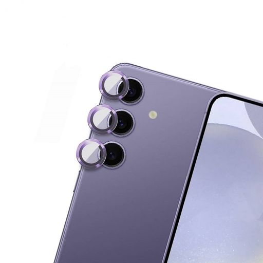 Защитное стекло Monblan для камеры Samsung S24 Metal Ring Series (Purple)