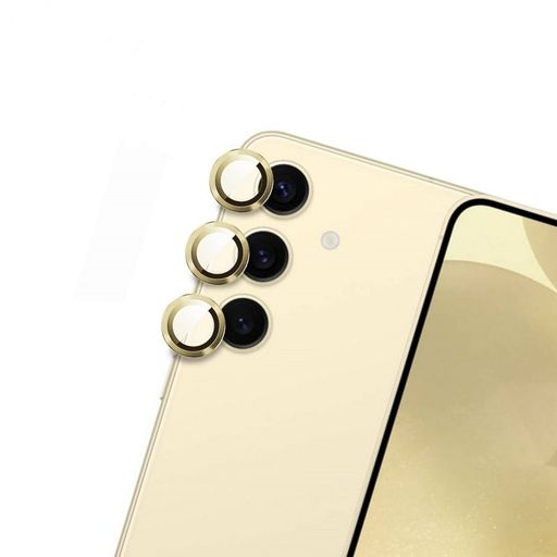 Захисне скло Monblan для камери Samsung S24 Metal Ring Series (Yellow)