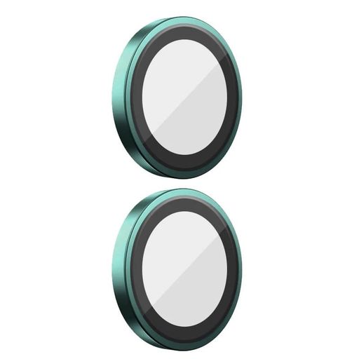 Захисне скло BlueO Metal на камеру для Apple iPhone 16 (6.1") / 16 Plus (6.7") (Бірюзовий / Green)
