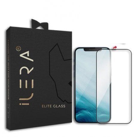 Захисне скло з рамкою із сіточка iLera DeLuxe FullCover Glass iPhone 13 Pro Антистатик