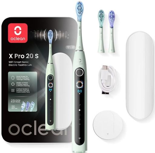 Електрична зубна щітка Oclean X Pro 20 Set Electric Toothbrush Green (6970810556933)