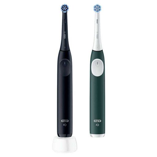Набор электрических зубных щеток Braun Oral-B iO Series 2 iOS2d.2ZZ9.0 DUO Night Black + Forest Green