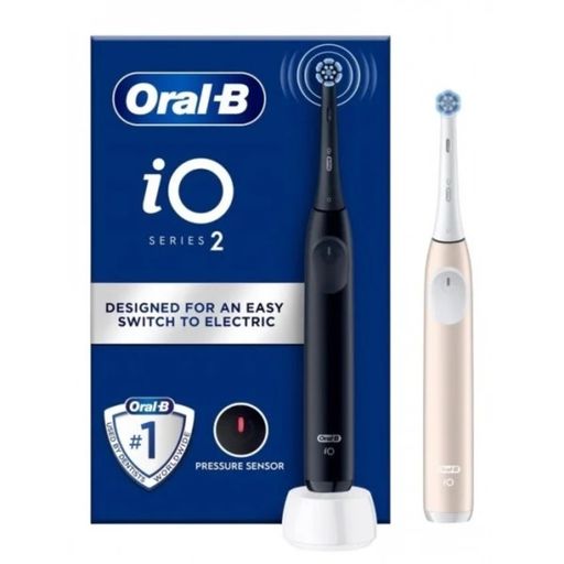 Набор из 2-х электрических зубных щеток Oral-B iO Series 2 DUO Night Black + Calm Pink iOS2d.2ZZ9.2DK Europe