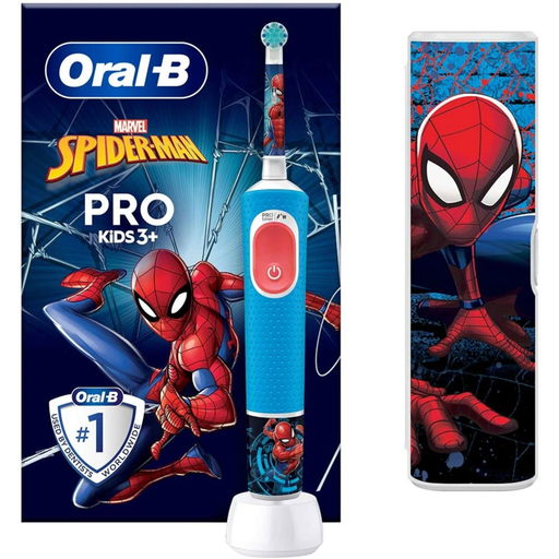 Електрична зубна щітка Oral-B D103.413.2KX Spiderman (8006540773567)