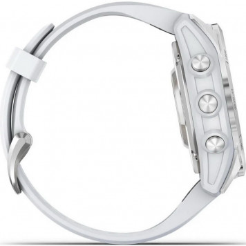 Смарт-годинник Garmin Epix Pro (Gen 2) 42mm Silver with Whitestone Band (010-02802-00/01) - фото 5