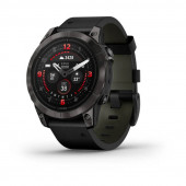 Смарт-часы Garmin Epix Pro (Gen 2) Sapphire 47mm Carbon G. DLC Tit. with B. Leather Band (010-02803-30)