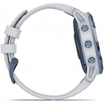 Смарт-годинник Garmin Fenix 6 Pro Solar Edition Mineral Blue with Whitestone Band (010-02410-19/18) - фото 3