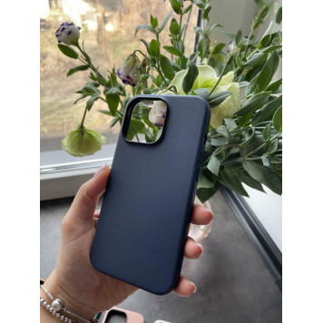 Чохол iPhone 12 Pro Max K-DOO Noble collection /dark blue + стекло в подарок! - фото 2