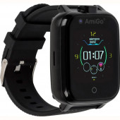 Дитячий годинник AmiGo GO006 GPS 4G WIFI Videocall Black (UA)
