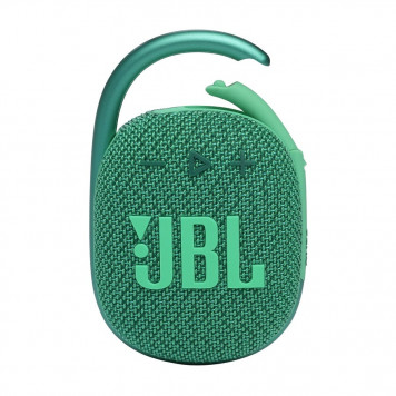 Портативная акустика JBL Clip 4 Eco Green (JBLCLIP4ECOGRN) - фото 1