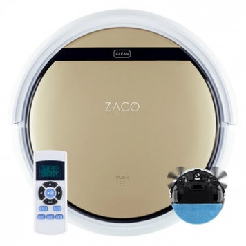 Робот-пилосос з вологим прибиранням Zaco V5s Pro Luxury Gold - фото 2