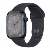 Смарт-годинник Apple Watch Series 8 GPS 41mm Midnight Aluminum Case w. Midnight Sport Band (MNU73) Уцінка