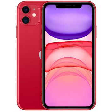 Смартфон Apple iPhone 11 64GB Dual Sim Product Red (MWN22) - фото 2