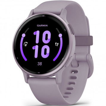 Смарт-часы Garmin Vivoactive 5 Metallic Orchid Aluminum Bezel with Orchid Case and Silicone (010-02862-13) - фото 1