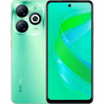 Смартфон Infinix Smart 8 X6525 4/128GB Dual Sim Crystal Green (UA) - фото 1