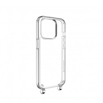 Чохол SwitchEasy Play Lanyard Shockproof Clear Case for iPhone 14 Pro 6.1", Elegant + стекло в подарок! - фото 3