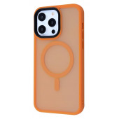 Чохол WAVE Matte Insane Case with MagSafe iPhone 14 Pro Max - orange + стекло в подарок!