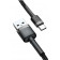 Кабель Baseus Cafule Cable USB For Type-C 3A 0.5m Gray+Black - фото 2