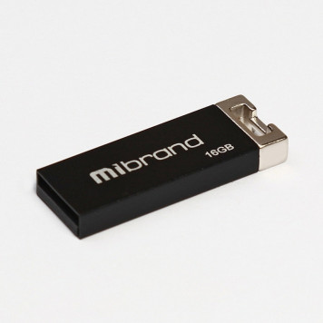 Накопичувач Flash Mibrand USB 2.0 Chameleon 16Gb Black - фото 1