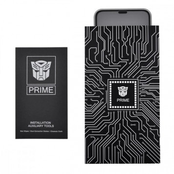 Защитное стекло PRIME AUTOBOT iPhone 6/6s Black - фото 2