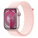 Apple Watch Series 9 GPS + Cellular 45mm Pink Alu. Case w. Light Pink Sport Loop (MRMM3) - фото 1