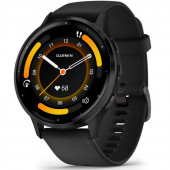 Смарт-часы Garmin Venu 3 Slate Stainless Steel Bezel with Black Case and Silicone Band (010-02784-01/51)