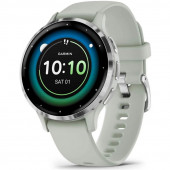 Смарт-годинник Garmin Venu 3s Silver Stainless Steel Bezel with Sage Gray Case and Silicone Band (010-02785-51) (UA)