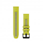 Ремінець Garmin QuickFit 22 Watch Bands Electric Lime/Graphite Silicone (010-13280-03)