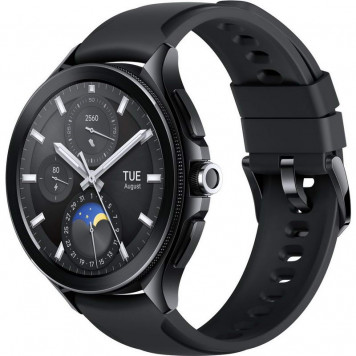 Смарт-годинник Xiaomi Watch 2 Pro Bluetooth Black Case with Black Fluororubber Str (BHR7211GL) UA - фото 3