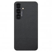 Чохол Pitaka MagEZ Case 4 Twill Black/Grey for Samsung Galaxy S24 Plus (KS2401S)