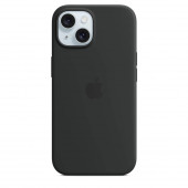 Чехол Apple iPhone 15 Silicone Case with MagSafe - Black (MT0J3)