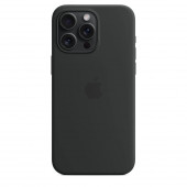 Чохол Apple iPhone 15 Pro Max Silicone Case with MagSafe - Black (MT1M3)