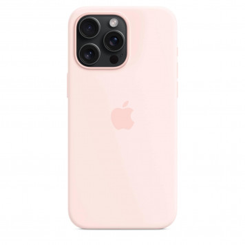 Чохол Apple iPhone 15 Pro Max Silicone Case with MagSafe - Light Pink (MT1U3) - фото 2