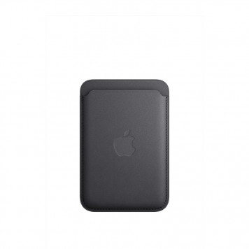 Чохол для пластикових карток Apple iPhone FineWoven Wallet with MagSafe - Black (MT2N3) - фото 1