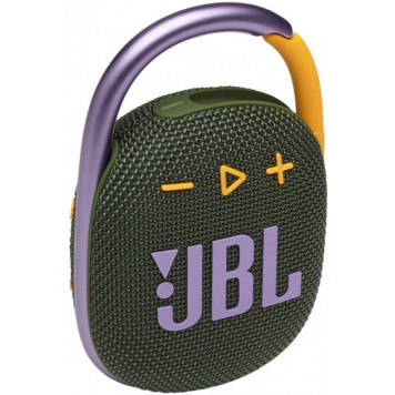 Портативная колонка JBL Clip 4 Green (JBLCLIP4GRN) - фото 1