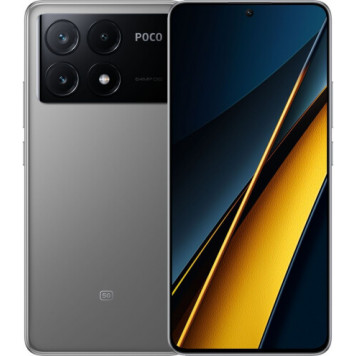 Смартфон Xiaomi Poco X6 Pro 12/512GB Grey (UA) - фото 1