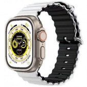 Ремінець Gear4 Apple Watch 42/44/45MM White/Black