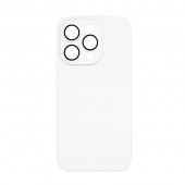 Чехол AG Glass With Magsafe iPhone 15 Pro Max - White
