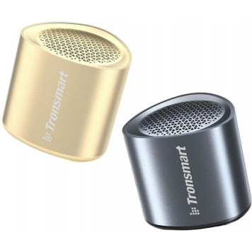 Портативная акустика Tronsmart Nimo Mini Speaker Polar Black + Nimo Mini Speaker Gold (994703) - фото 1