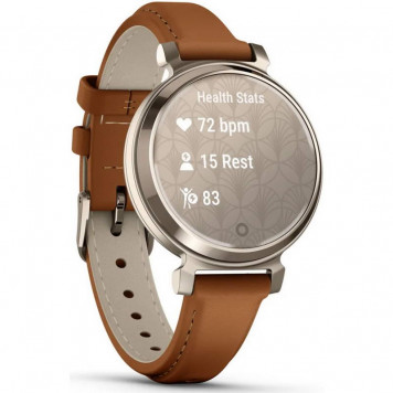 Смарт-часы Garmin Lily 2 Classic Cream Gold with Tan Leather Band (010-02839-02) - фото 2