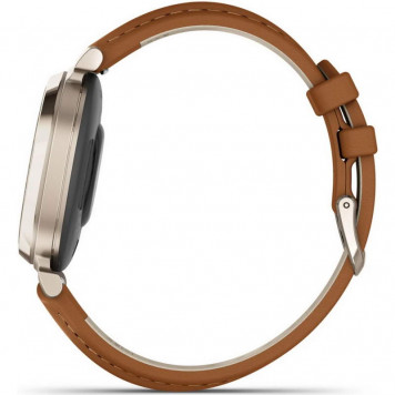 Смарт-часы Garmin Lily 2 Classic Cream Gold with Tan Leather Band (010-02839-02) - фото 5