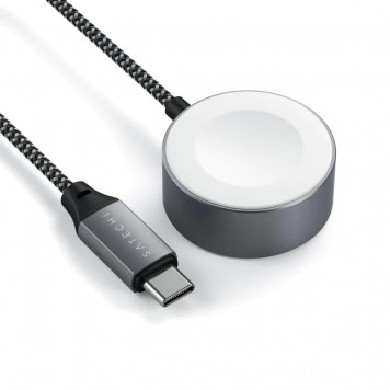 Зарядное устройство Satechi USB-C Magnetic Charging Cable for Apple Watch Space Gray (ST-TCAW7CM) - фото 3