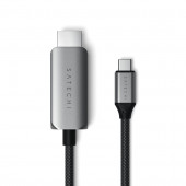 Кабель Satechi USB-C to HDMI 2.1 8K Cable Space Gray (1.8 m) (ST-YH8KCM)