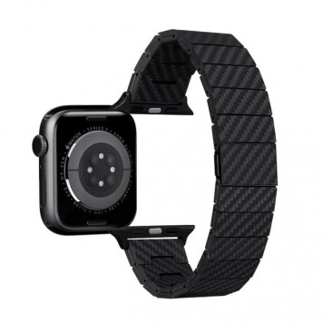 Ремінець Pitaka Carbon Fiber Watch Band Modern Black/Grey for Apple Watch 49/45/44mm (AWB2307) - фото 2