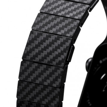 Ремінець Pitaka Carbon Fiber Watch Band Modern Black/Grey for Apple Watch 49/45/44mm (AWB2307) - фото 3