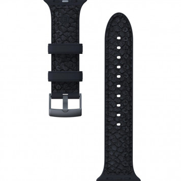 Ремінець Njord Salmon Leather Strap Dark Grey for Apple Watch 45mm/44mm (SL14120) - фото 1