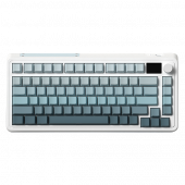 Клавіатура ігрова FL ESPORTS CMK75 Ultramarine Kailh Box Marshmallow (early bottoming) TFT Knob Three-Mode