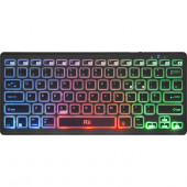 Клавіатура Rii K09 Multimedia Bluetooth Keyboard With Rainbow Backlit