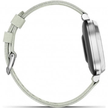 Смарт-часы Garmin Lily 2 Silver with Sage Gray Nylon Band (010-02839-63) (UA) - фото 4